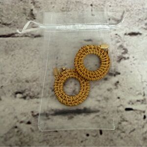 💰5/$20 Boho Rattan Earrings